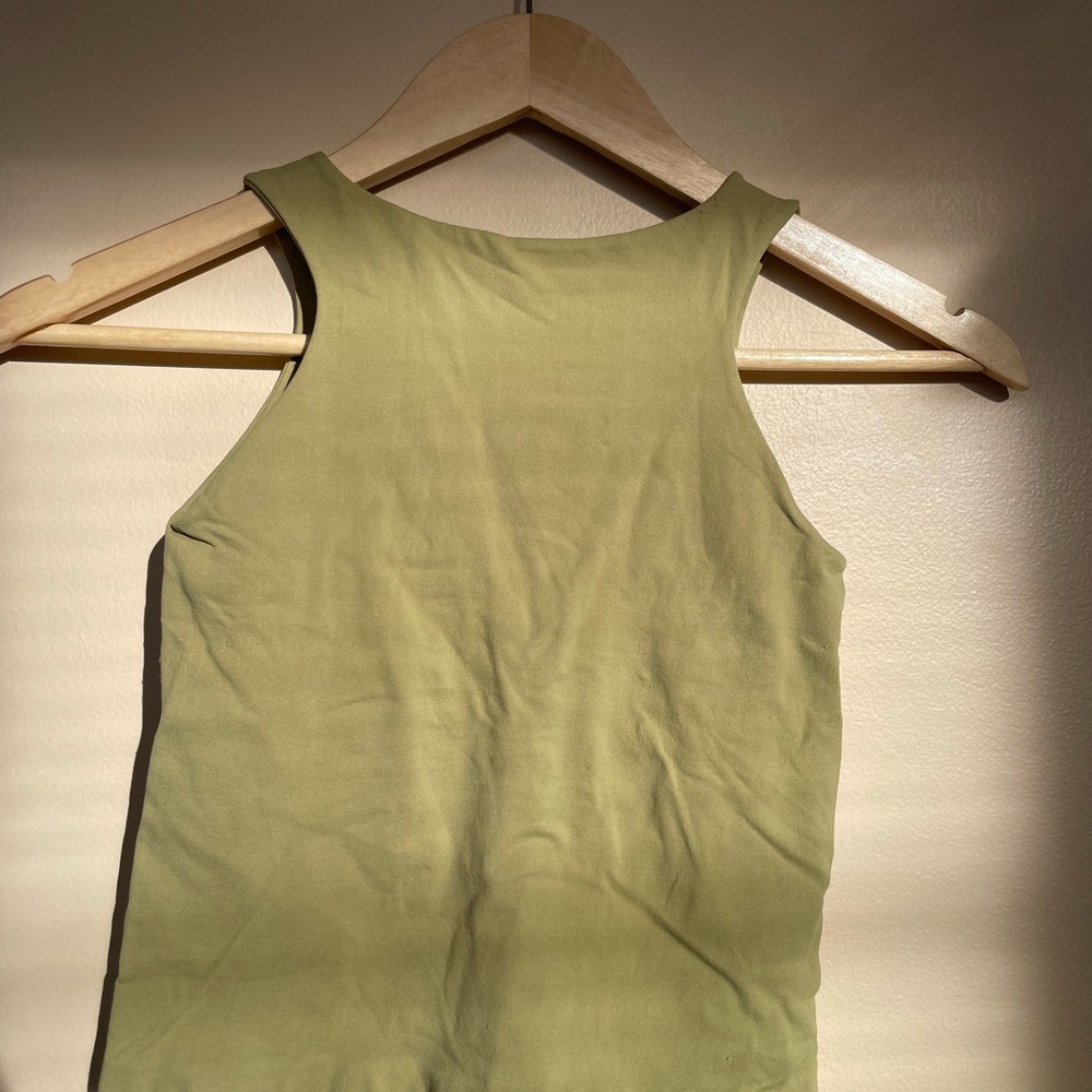 Free People Sage Green Tank Top